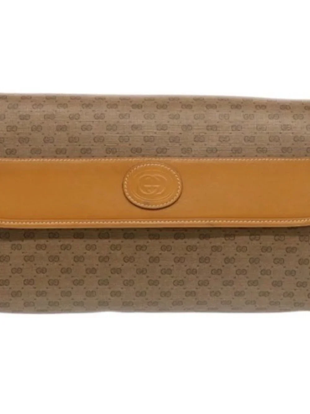 GUCCI Micro GG Supreme Shoulder Bag PVC Beige - Picture 9 of 16